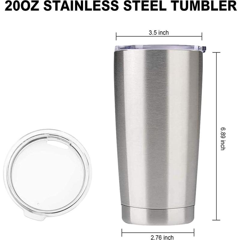 IT Pennywise Horror Collection - 20oz Stainless Steel Tumbler - We All Float Drinkware - Double Wall Vacuum Insulated with Lid - Perfect Horror Fan