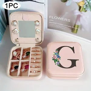 1 PC travel jewelry box, mini small jewelry box, jewelry storage and organization device, and decorative item storage box for birthday gifts and wedding bridesmaid gifts.
