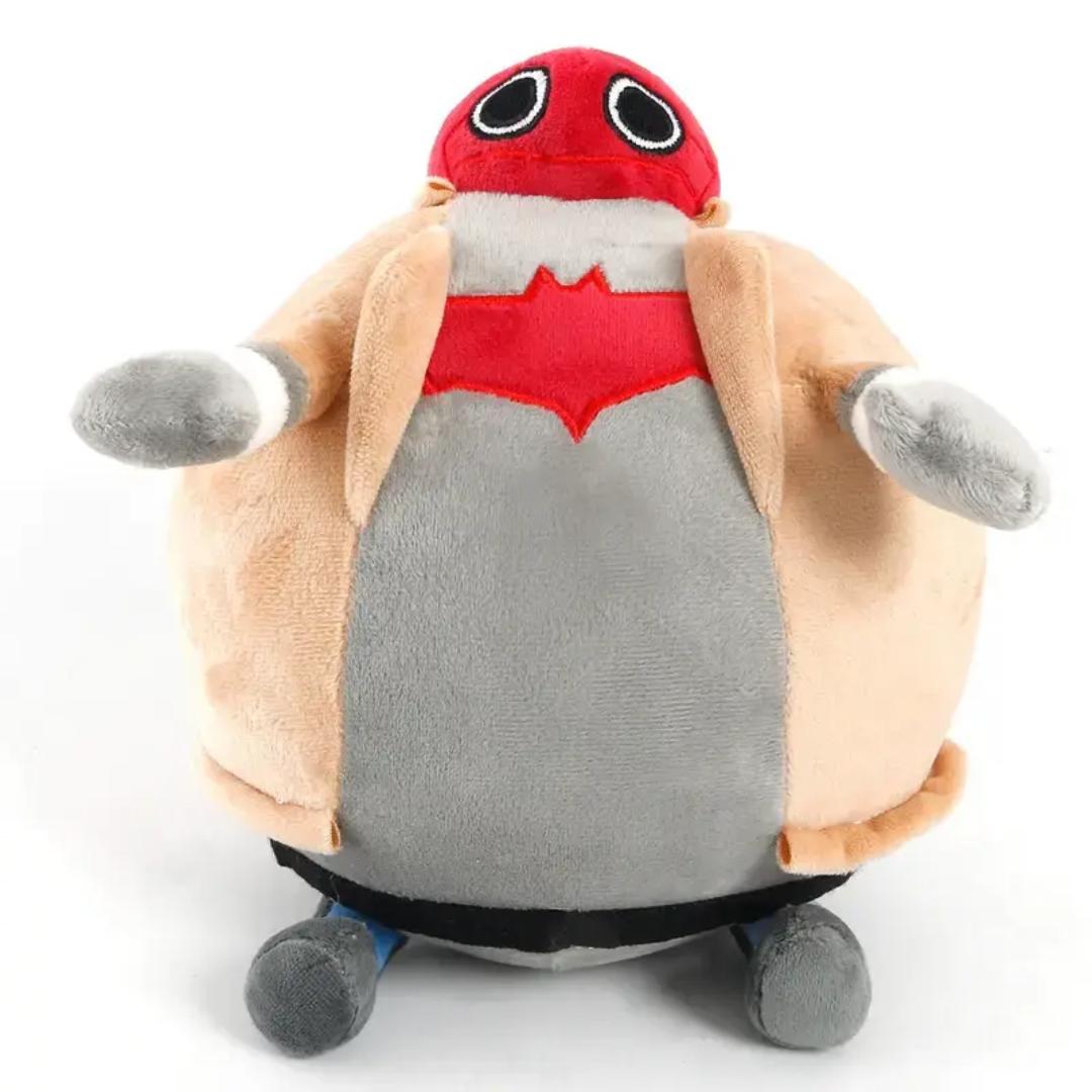 Chubby Fat Jason Todd Plush 20cm, Soft Squishy Hero Stuffed Doll, Adorable Collectible Plushie Toy, Stress Relief Gift for Kids and Adult Fans