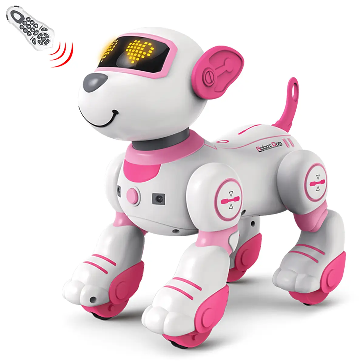 Robot Dog Toys for Girls Toys Interactive Robot Toy FollowMe Robot for Kids 5-7 Intelligent Remote Control Dog with Sing Dance AI Robotics for Kids Ag