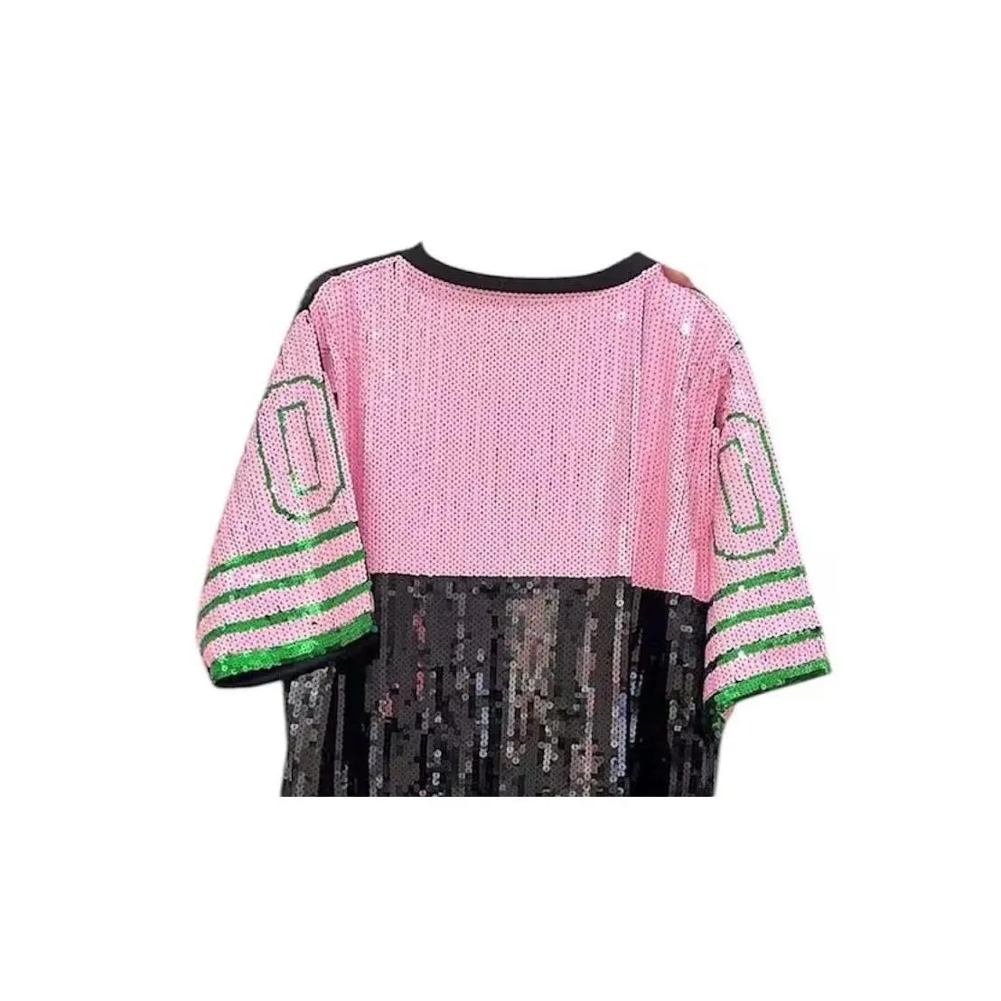 Pink and Green Sequin Jersey - TikTok Shop