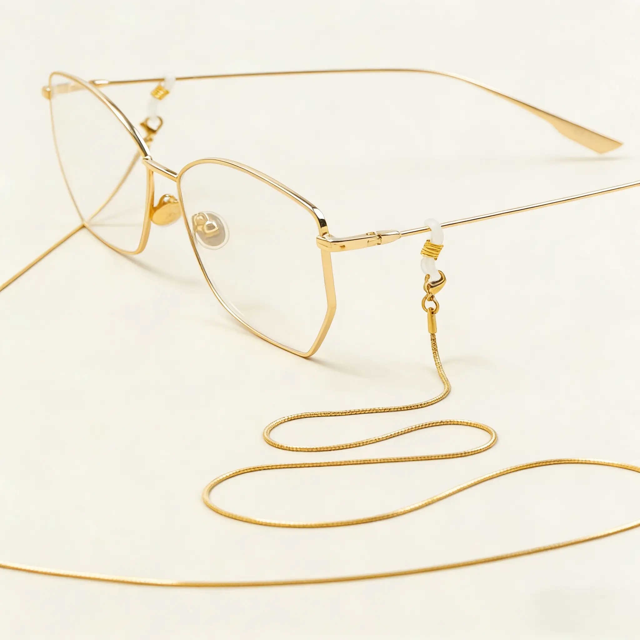Minimal Gold Eyeglass Chain | Lightweight Unisex Glasses & Sunglasses Chain