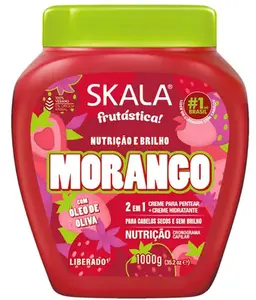 Skala - Linha Frutastica - Creme de Tratamento Morango 1 Kg - (Fruitastic Collection - Strawberry Treatment Cream Net 35.37 Oz) Haircare