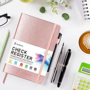 Check Registers for Personal Checkbook, A5 Hardcover
