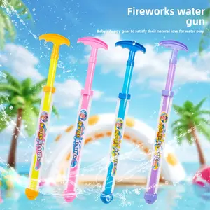 The fireworks water gun sprays out dazzling water mist - this fun fireworks water gun is suitable for summer swimming pools, beaches, concerts, parties and festivals. It's an active water combat game for outdoor use and a romantic toy gift.