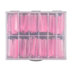 120pcs Dual Forms Nail Mold, 12 Sizes with Scale, UV/Gel Acrylic Nail Art Mold