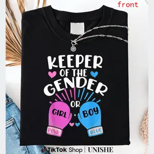 Gender Reveal Party T-Shirt – 100% Cotton Baby Boxing Design