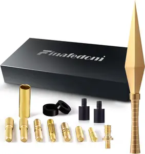 Gold, Short Bullet Truck Antenna for Silverado, F150, F250, F350, Ram, Anti-Theft Car Wash Safe Replacement, Exterior Accessories