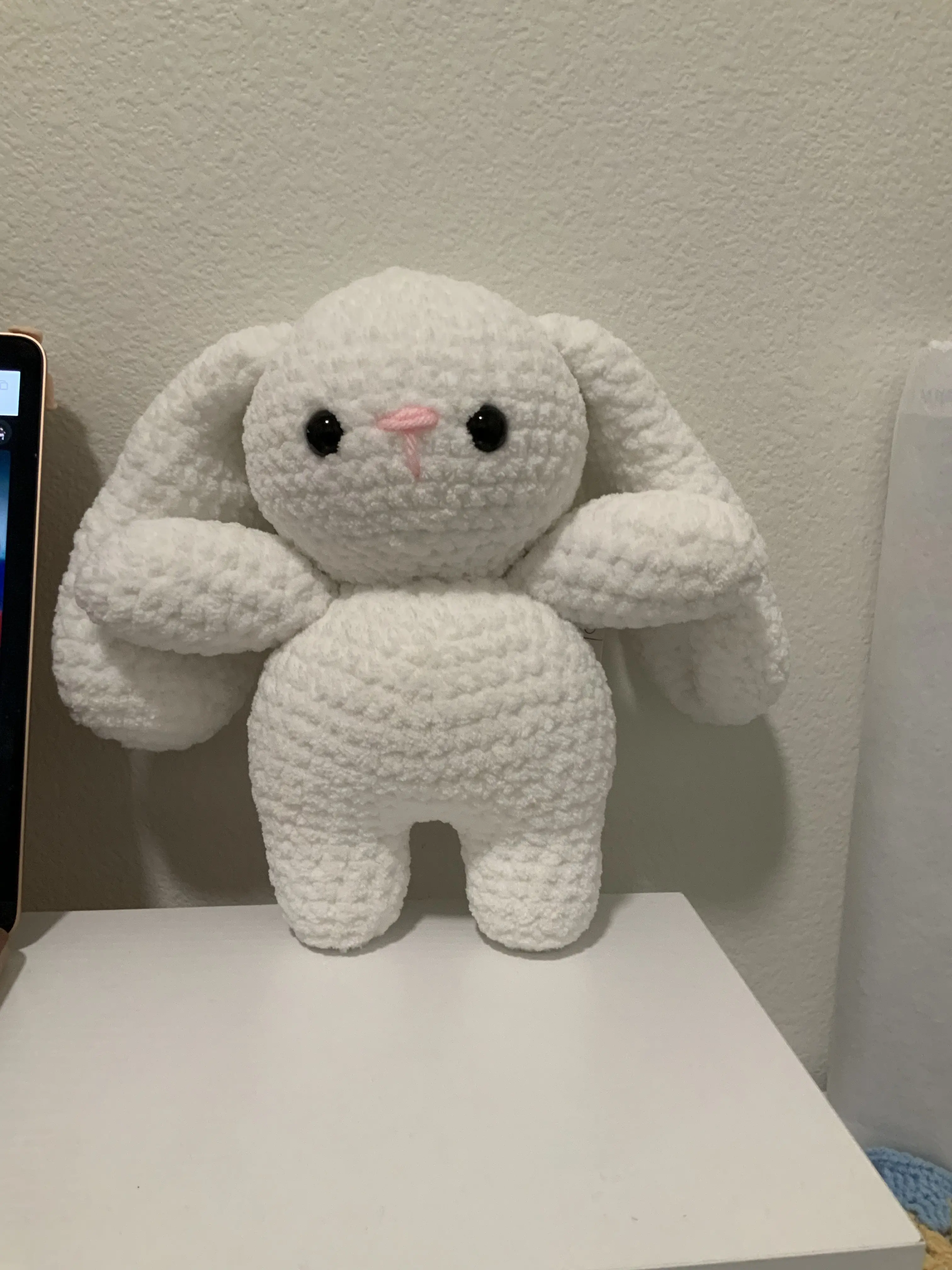 white bunny
