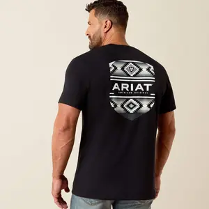 Ariat Mens Canyon Aztec Shield Classic Fit T-Shirt