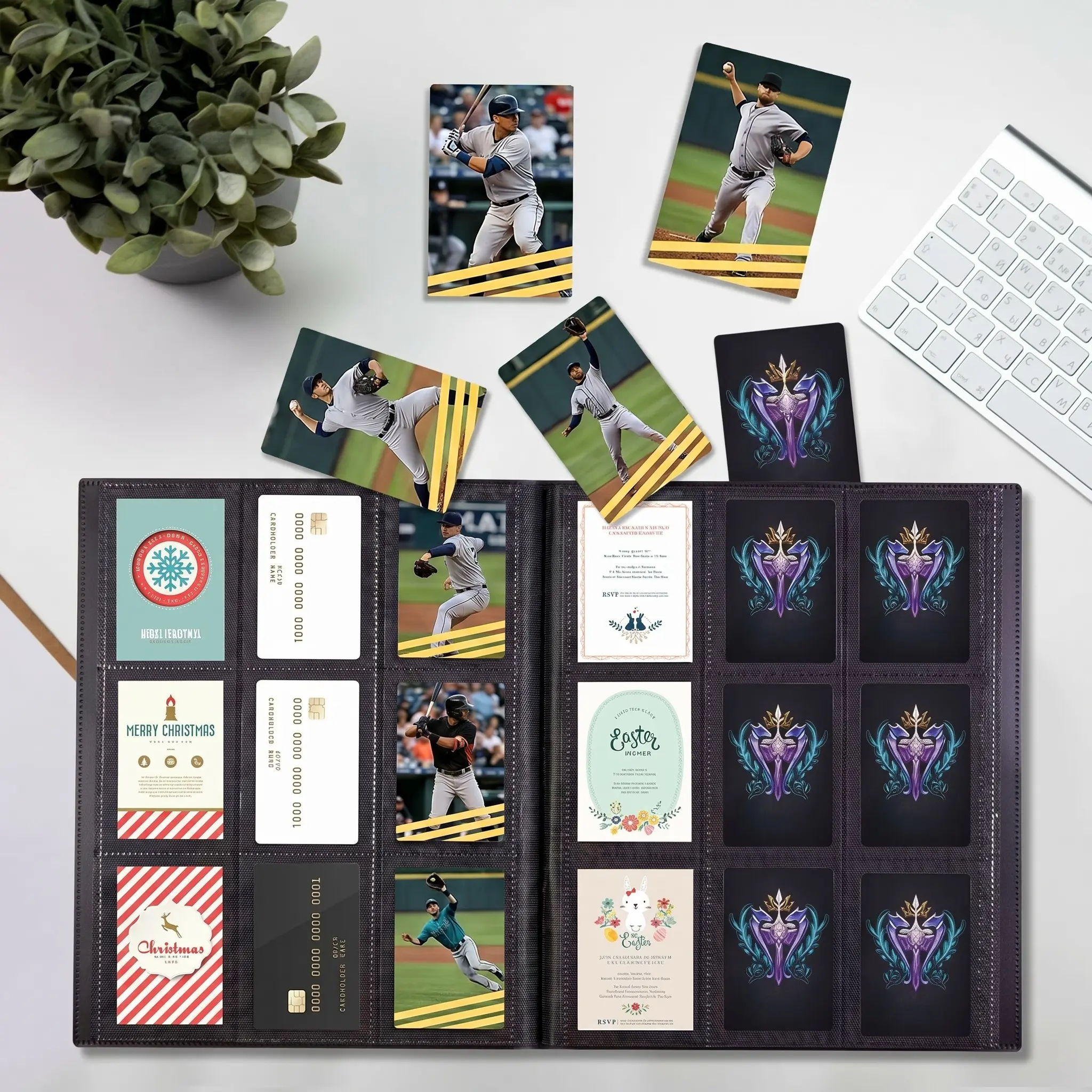 360 Pocket Card Organizer Binder with 9 Side Loading Sleeves, Card Sleeves Protector, 20 Page High Capacity for Mtg, Yu-Gi-Oh, Pokmon, Anime, Sports Cards Collection, Trading Card Album - TikTok Shop 360 Pocket Card Organizer Binder with 9 Side Loading Sleeves, Card Sleeves Protector, 20 Page High Capacity for Mtg, Yu-Gi-Oh, Pokmon, Anime, Sports Cards Collection, Trading Card Album - TikTok Shop