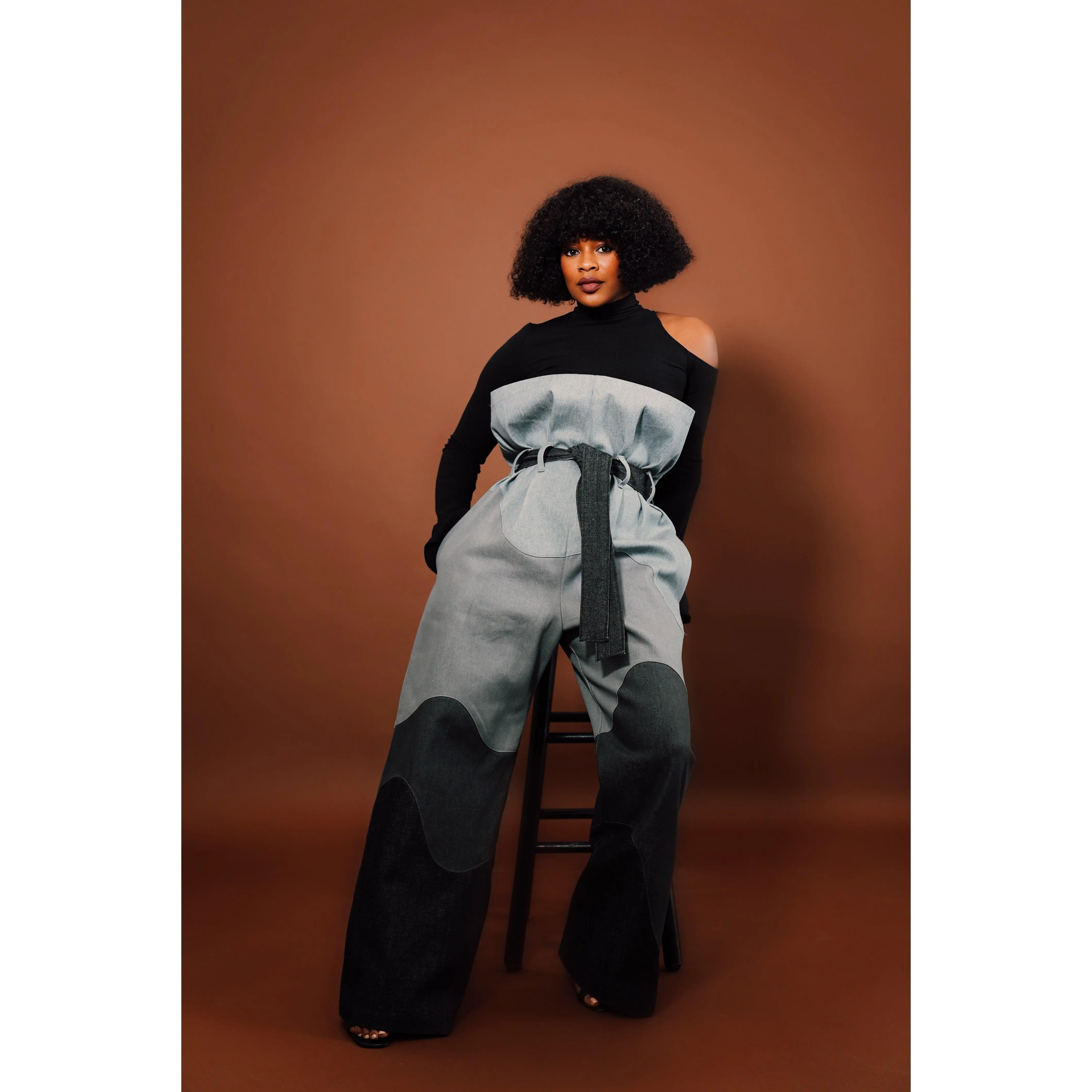 Tina Cut-Out Turtleneck