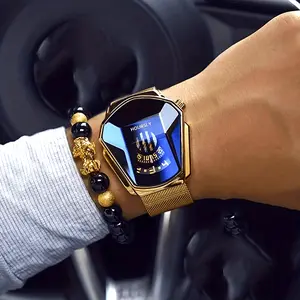 DIYAO Men’s Racing Watch - Large Dial Quartz Watch with Rotating Bezel and Stainless Steel Band