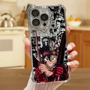 Anime Black Clover Shockproof Soft Phone Case for iPhone 17 Air 16 15 14 13 12 11 Pro Max Plus