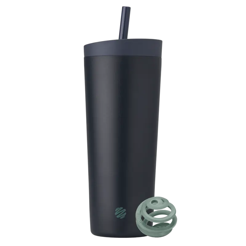 BlenderBottle, 2-in-1 Shaker Tumbler- Portable Water Bottle with Straw Drinkware Cup Reusable Washable Mug Bottled BlenderBottle, 2-in-1 Shaker Tumbler- Portable Water Bottle with Straw Drinkware Cup Reusable Washable Mug Bottled