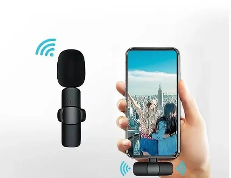 CreatorMic Pro USB-C Wireless Lavalier Microphone for iPhone 15/16, Android, iPad & USB-C Devices with Noise Cancellation