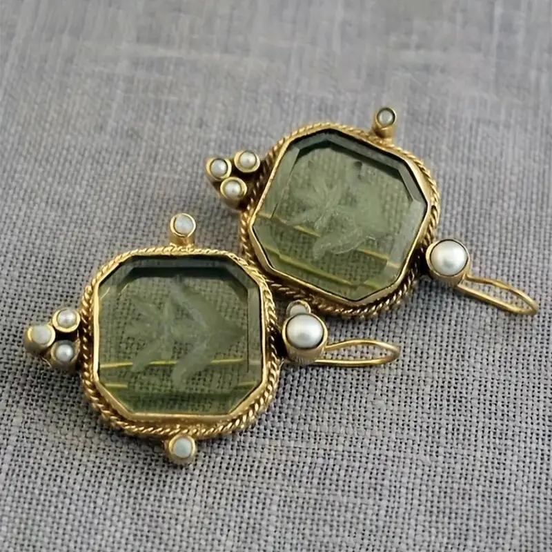 1 Pair Gorgeous Drop Earrings For Women For Wedding Engagement Anniversary Party Jewelry Gift Earring Elegant