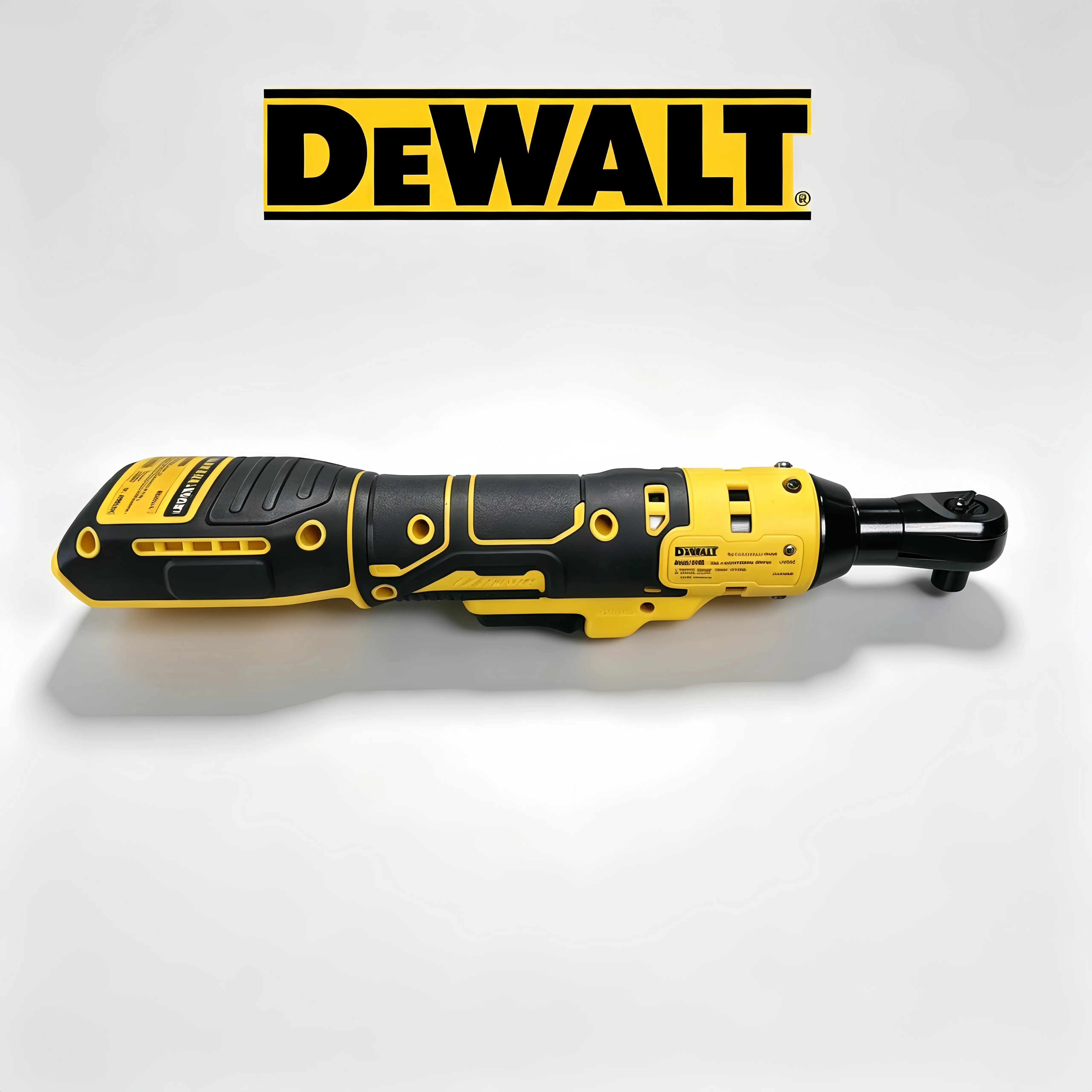 DEWALT DCF512B 20V MAX 1/2-Inch Brushless Cordless Ratchet Wrench, 90-Degree Compact Head, LED Work Light, Bare Tool for Automotive Repair & Narrow-Space Bolt Work project torque global ring setting car drill screw  drive impact parts