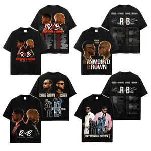 [Collection] Raymond & Brown Concert 2026 Washed T-Shirt, The R&B Tour 2026 Shirt, Retro R&B Graphic Tee, Hip Hop Streetwear Style, Vintage Music Fan Shirt, Gift for R&B Fans, Vintage Music Tee