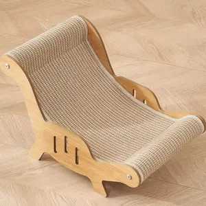 2-in-1 Sisal Cat Lounger Bed - Premium Pet Furniture for Cats, Cozy Resting Spot to Protect Your Furniture from Shredding