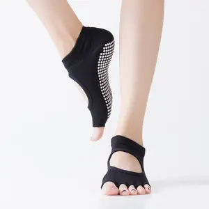Yoga socks dispensing five-finger socks women's non-slip Pilates sports yoga split-toe fitness socks