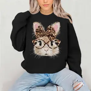 Sophia the Brown Furry Bunny Graphic Tee – Cute Rabbit Bunny Trend T-Shirt, Soft Unisex Streetwear Casual Short Sleeve Top