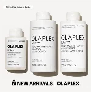 OLAPLEX Volumize + Repair Set - Full Sizes for Fine Hair Repair & Cleansing.