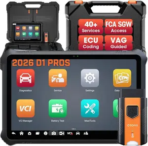 OTOFIX D1 PROS ECU Coding Diagnostic Scanner, Bi-Directional Scan Tool, 2 Years Updates, FCA Renault SGW, 5X AutoScan 2.0, 40+ Resets, CANFD DoIP, VAG Guided, All System Scan Tool, Upgraded of D1