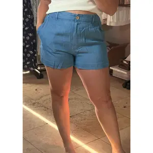 Chambray Shorts