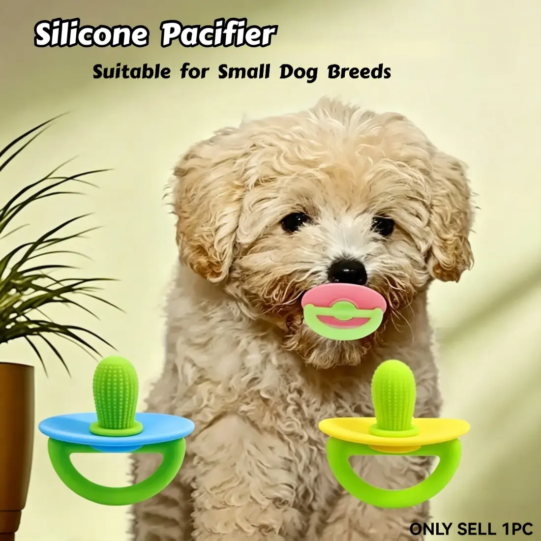 Silicone Dog Chew Toy, Anti-Chewing Crack Tooth Stick, Suitable for Small Dogs, Non-Toxic Puppy Chew Toy, Interactive Pet Doll Accessory, Puppy Teething Sticks, Puppy Teething Rings, Durable Chew