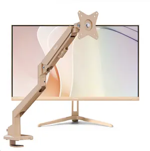 PX246 Wave Beige Monitor + Single Monitor Arm Bundle