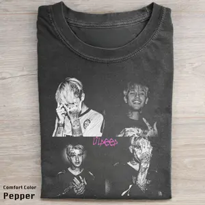 Vintage Just A Girl Who Love Lil Peep Graphic Tee - Lil Peep Merch - Rap shirt - Music Shirt - Top Menswear Womenswear Streetwear
