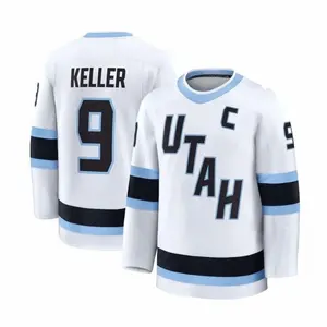 Ice hockey jersey "Keller 9" captain "C" unique design sportswear 3D printed skin friendly breathable sweat absorbing top