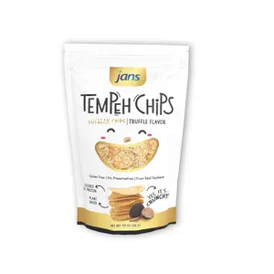 Jans Tempeh Chips | Plant-based Fermented Soy Bean Exotic Fusion, 4.4 OZ