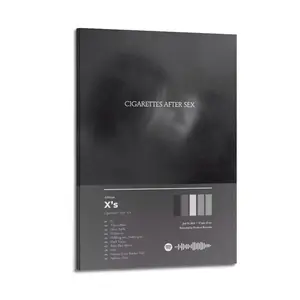 Cigarettes After Sex Canvas Poster Painter Living in Art Deco Strong Wall Design Painting Hallway Bedroom Living Room Decorated Poster