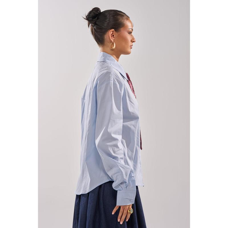 BUSINESS IN THE FRONT BUTTON DOWN