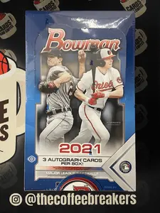 2021 Topps Bowman Baseball Jumbo Hobby Box (32 Cards Per Pack, 12 Packs Per Box)