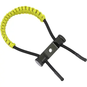 Archery Bow Wrist Sling, 550 Paracord Strap with Stretch Lanyard Fit for Compound Bow Stabilizer & Recurve