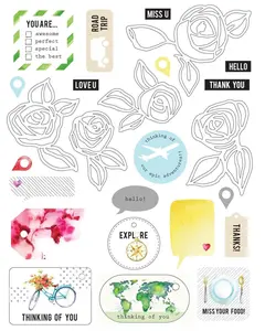 New Day Card Kit Die Cuts