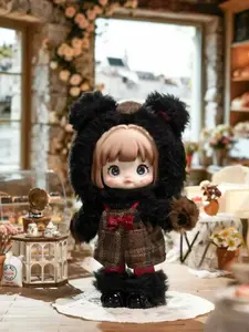 Nommi Forest Kingdom Series Blind Box: Cute Plush Articulated Vinyl Doll Figurines, Poseable Animal Collectible Toy & Kawaii Desktop Decoration, Surprise Gift for Women