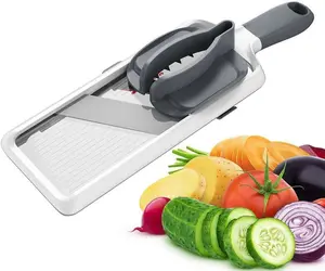 Handheld Vegetable Cutter & Food Shredder with Adjustable Stainless Steel Blades for Quick Fruit and Veggie Prep