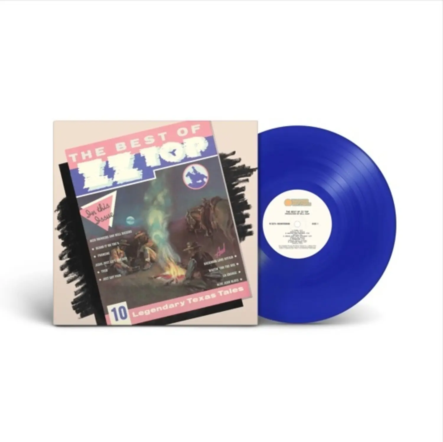 ZZ Top - The Best of ZZ Top (ROCKTOBER) [Translucent Blue Vinyl]  [VINYL RECORD - LP] Blue, Clear Vinyl