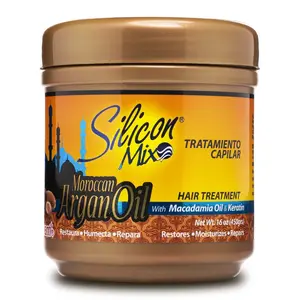 Avanti Silicon Mix Moroccan Argan Oil Hair Treatment 16 Ounce with Macadamia Oil & Keratin for Shiny & Manageable Hair