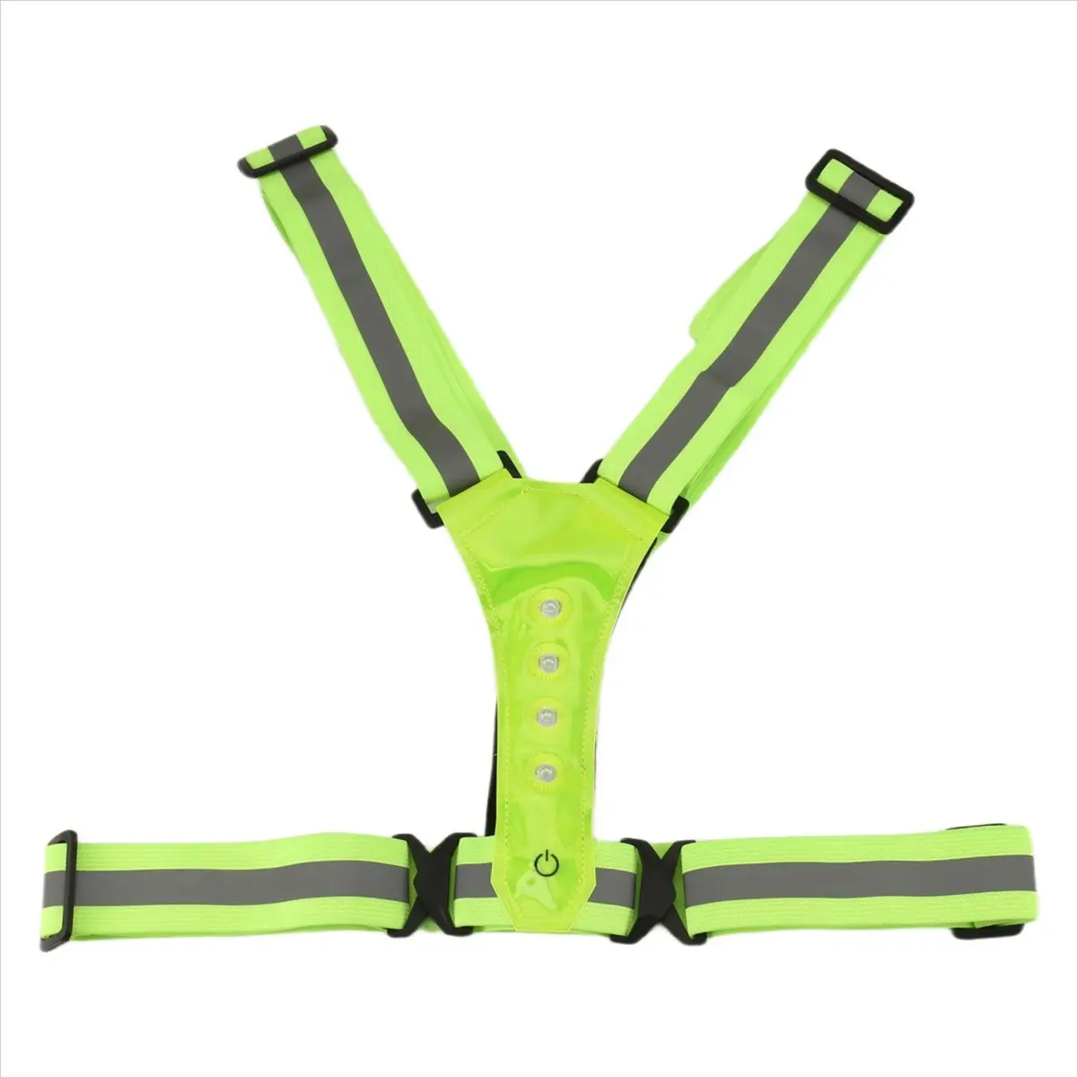 LED Reflective Running Vest,Adjustable Elastic Running Safety Gear LED Light Up Vest Perfect for Running,Walking,Cycling