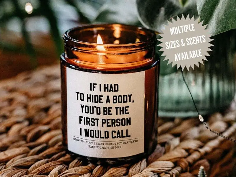 [Sale Up To 50%] Best Friend Gift Funny Candle Gift For Friend Birthday Gag Gift for Her, Birthday Gift for Her, Christmas Gift for Her Funny Best Friend
