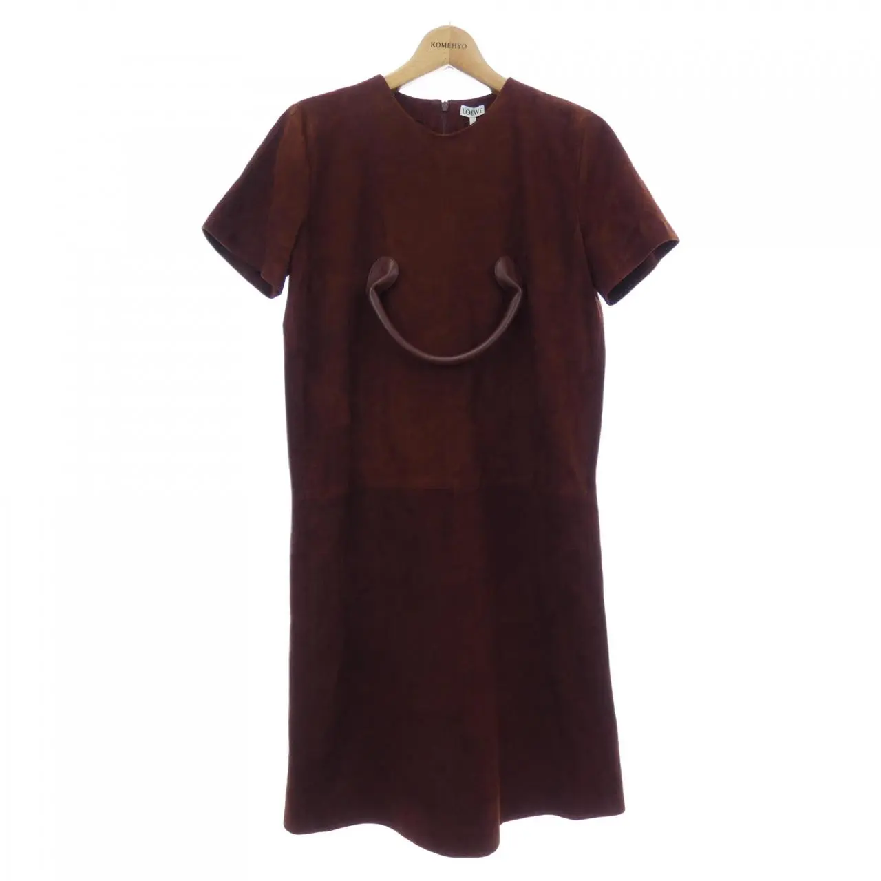 Pre-owned Loewe Deer skin Small Leather Goods Goat Skin Dress