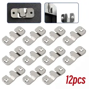 12pcs Photo frame hanging buckle, display photo frame wall hanging gallery exhibition hall hanging picture, hardware accessories
