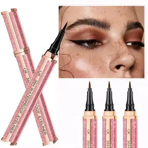 Black Liquid Eyeliner Pencil - Long Lasting Eyeliner - All Day Eyeliner - Quick-Drying-Waterproof, Sweatproof & Smudge Resistant Makeup Long-Lasting Eyeliner Pencil for Women