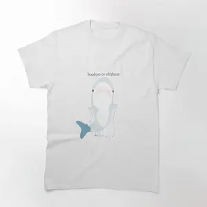 Ikea Hai Blahaj Halloween Edition Limited Edition T-shirt - Spooky Ikea Shark Plush Graphic, Halloween-Themed Design, Perfect for Fans of Cute and Creepy Halloween Fashion