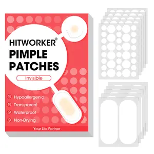 190 Patches Hydrocolloid Acne Patches, Blemishes Pimples Covering Patch Invisible Acne Patches Gentle Skin Repair pimple patches